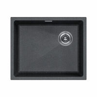 Кухонная мойка из искусственного камня Paulmark Lumi 55 Uni-Skew из искусственного гранита LU55SK-DG графит 555х460 мм — 1