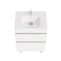 Тумба под раковину Laparet напольная Venus 60 / LVE-WFCAB-60-101 ультра белый глянец — 2