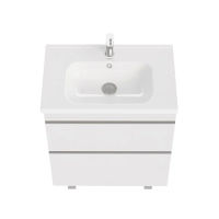 Тумба под раковину Laparet напольная Venus 70 / LVE-WFCAB-70-101 ультра белый глянец — 2