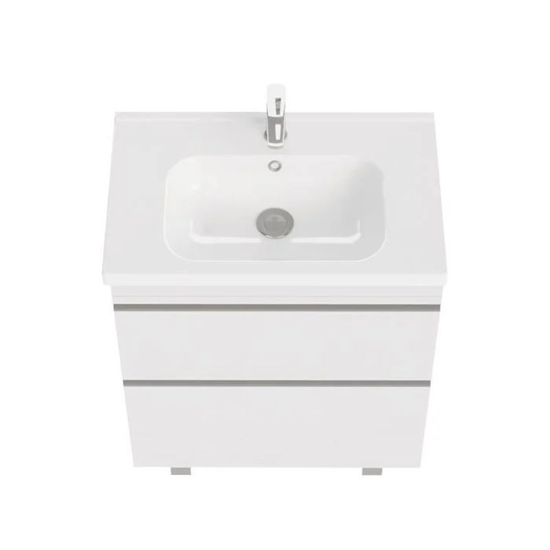 Тумба под раковину Laparet напольная Venus 70 / LVE-WFCAB-70-101 ультра белый глянец