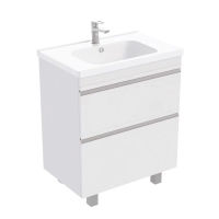 Тумба под раковину Laparet напольная Venus 70 / LVE-WFCAB-70-101 ультра белый глянец — 1