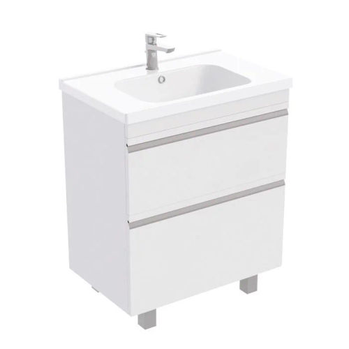 Тумба под раковину Laparet напольная Venus 70 / LVE-WFCAB-70-101 ультра белый глянец