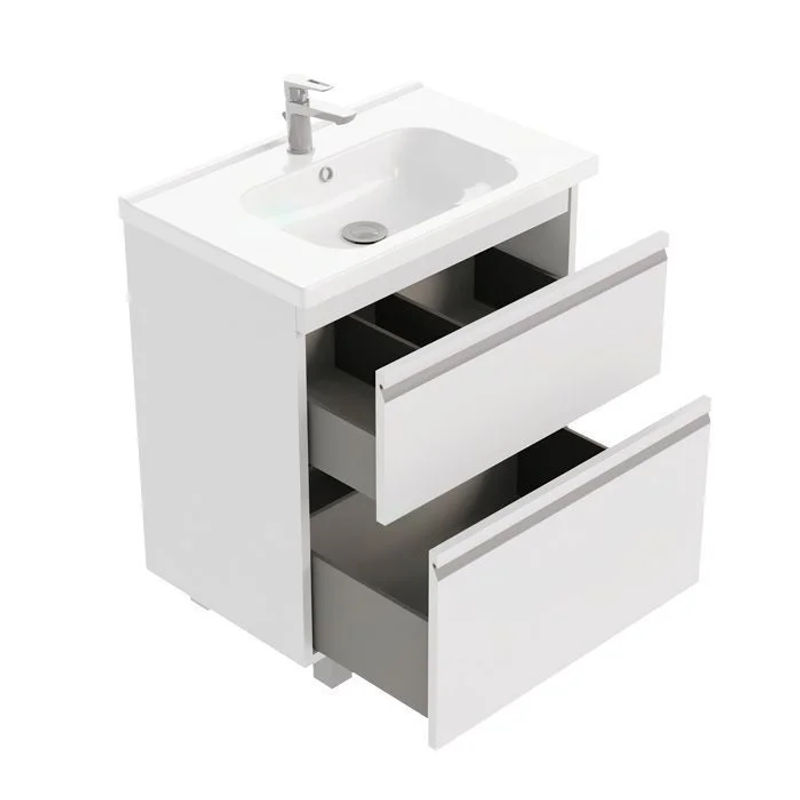 Тумба под раковину Laparet напольная Venus 70 / LVE-WFCAB-70-101 ультра белый глянец