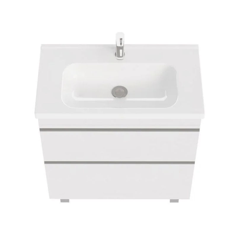 Тумба под раковину Laparet напольная Venus 80 / LVE-WFCAB-80-101 ультра белый глянец