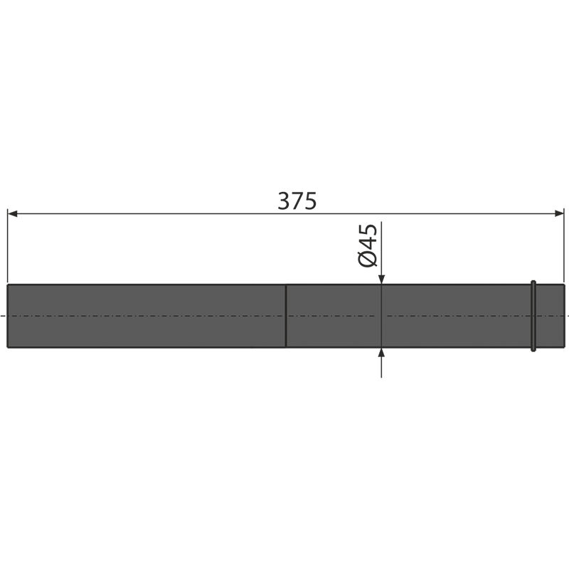 Удлинительная часть для подвода воды к унитазу AlcaDrain (AlcaPlast) M147 для людей с ограниченными физическими возможностями