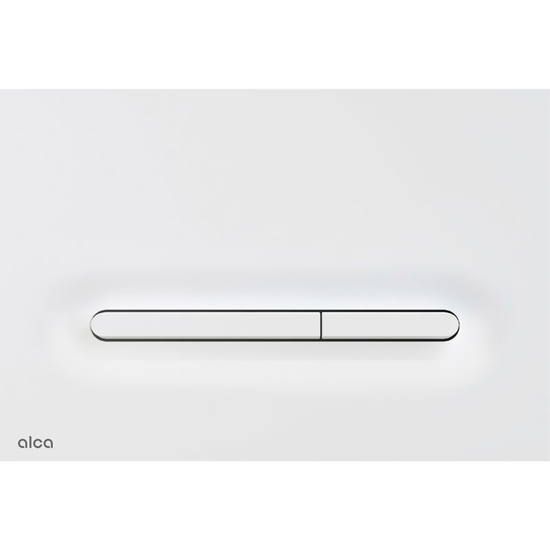 Кнопка смыва AlcaDrain (AlcaPlast) белый-мат M1876