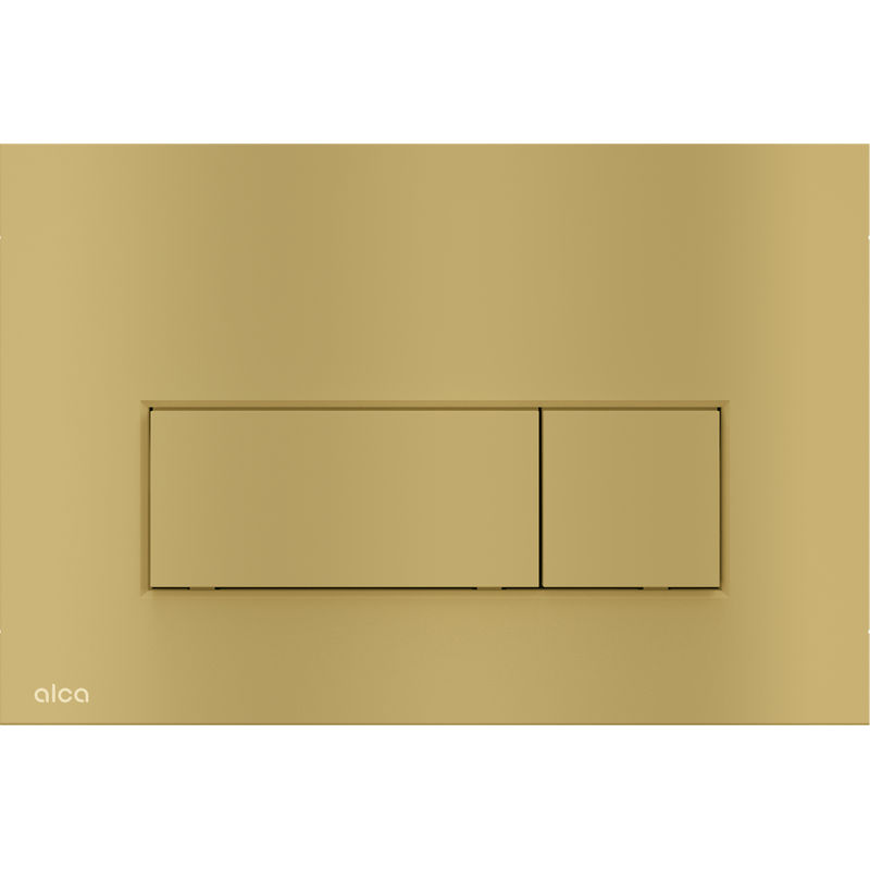 Кнопка смыва AlcaDrain (AlcaPlast) BRASS-мат M57-BR-M