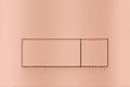 Кнопка управления для скрытых систем инсталляции, RED GOLD-мат M57-RG-M