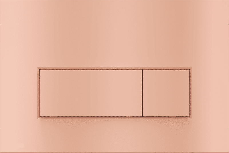 Кнопка управления для скрытых систем инсталляции, RED GOLD-мат M57-RG-M