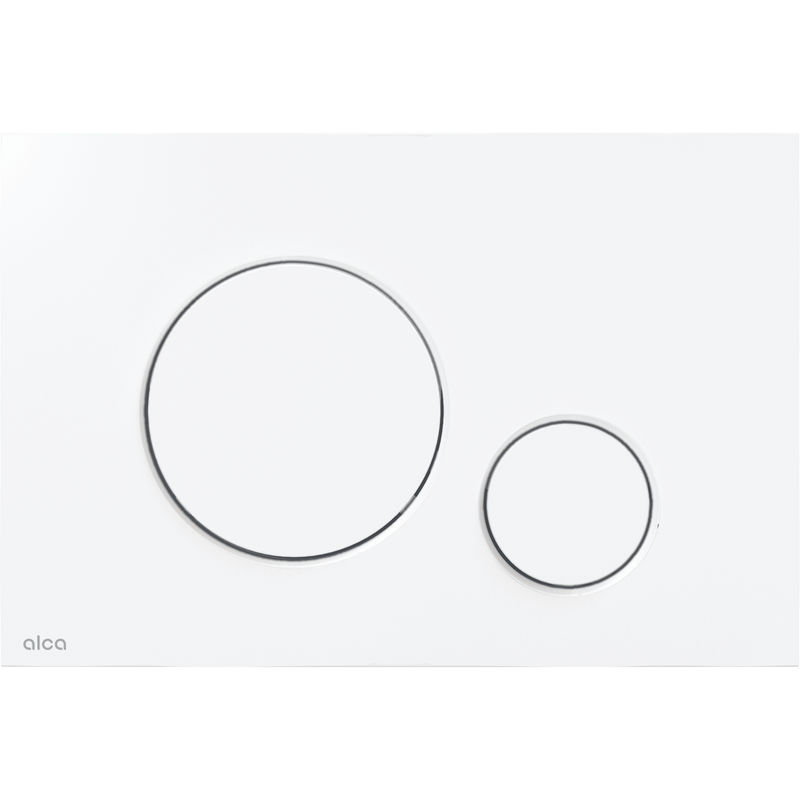 Кнопка смыва AlcaDrain (AlcaPlast) белый-мат M676