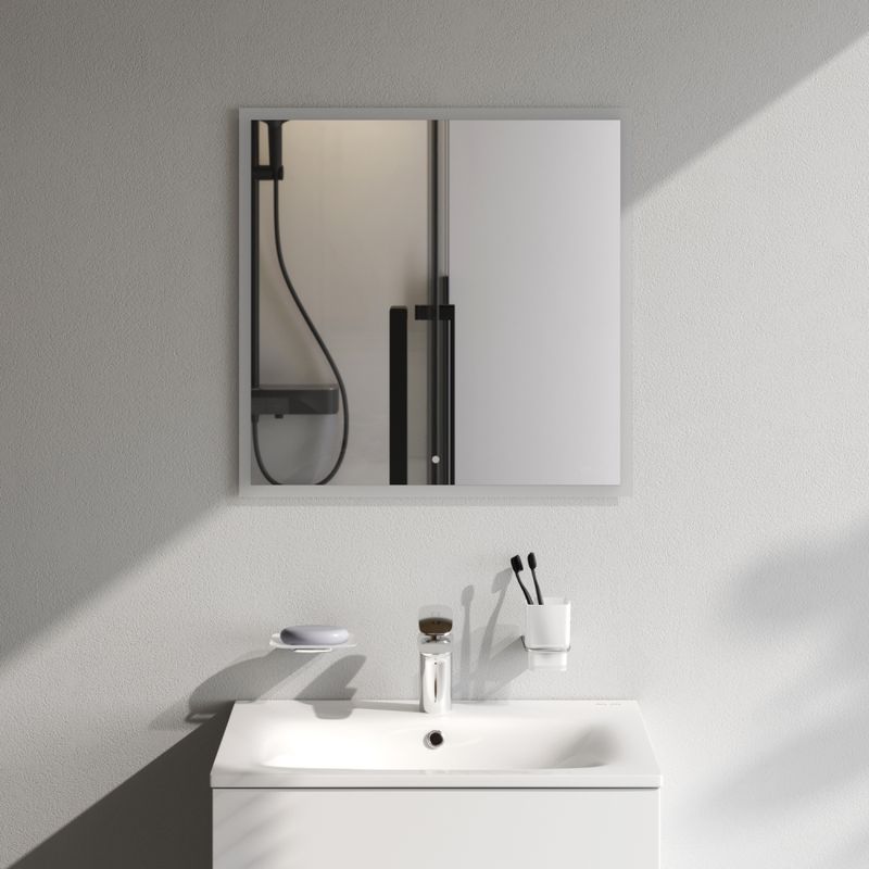 Зеркало AM.PM Spirit V2.0 60×60 см с LED-подсветкой и системой антизапотевания и ИК-сенсором / M71AMOX0601SA