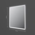 M71AMOX0601SA Spirit V2.0, Зеркало с LED-подсветкой и системой антизапотевания, ИК-сенсор, 60 см