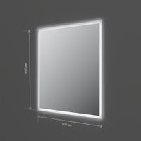 Зеркало AM.PM Spirit V2.0 60×60 см с LED-подсветкой и системой антизапотевания и ИК-сенсором / M71AMOX0601SA — 1