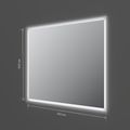 M71AMOX0801SA Spirit V2.0, Зеркало с LED-подсветкой и системой антизапотевания, ИК-сенсор, 80 см