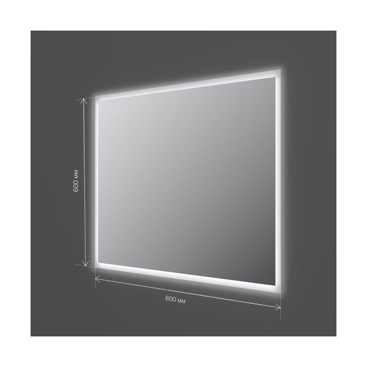 M71AMOX0801SA Spirit V2.0, Зеркало с LED-подсветкой и системой антизапотевания, ИК-сенсор, 80 см