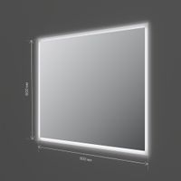 Зеркало AM.PM Spirit V2.0 80×60 см с LED-подсветкой и системой антизапотевания и ИК-сенсором / M71AMOX0801SA — 1