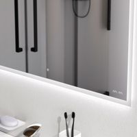 Зеркало AM.PM Spirit V2.0 80×60 см с LED-подсветкой и системой антизапотевания и ИК-сенсором / M71AMOX0801SA — 7