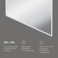 Зеркало AM.PM Spirit V2.0 80×60 см с LED-подсветкой и системой антизапотевания и ИК-сенсором / M71AMOX0801SA — 8
