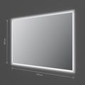 M71AMOX1001SA Spirit V2.0, Зеркало с LED-подсветкой и системой антизапотевания, ИК-сенсор, 100 см