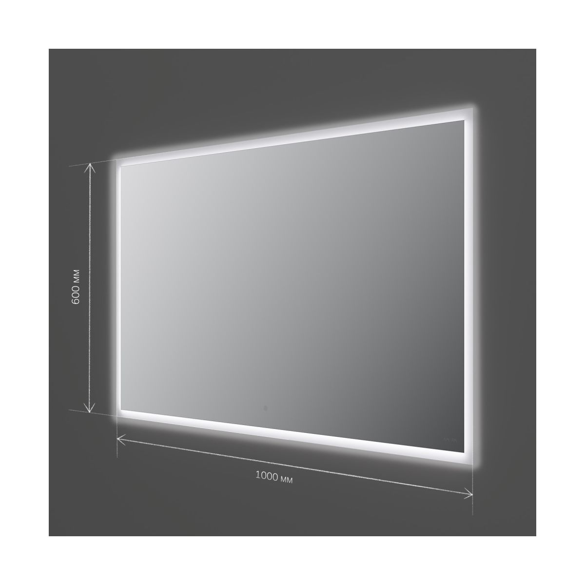 M71AMOX1001SA Spirit V2.0, Зеркало с LED-подсветкой и системой антизапотевания, ИК-сенсор, 100 см