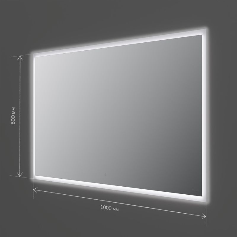 M71AMOX1001SA Spirit V2.0, Зеркало с LED-подсветкой и системой антизапотевания, ИК-сенсор, 100 см