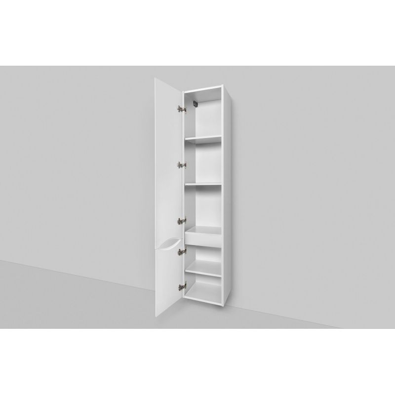 Шкаф-пенал для ванной AM.PM Like 35 см левый / M80CHL0356WG белый глянец