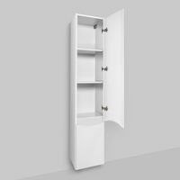 Шкаф-пенал для ванной AM.PM Like 35 см правый / M80CHR0356WG белый глянец — 6