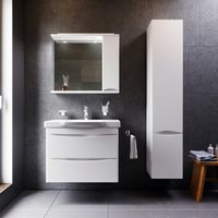 Шкаф-пенал для ванной AM.PM Like 35 см правый / M80CHR0356WG белый глянец — 3