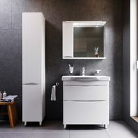 Шкаф-пенал для ванной AM.PM Like 35 см левый / M80CSL0356WG белый глянец — 3