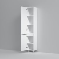 Шкаф-пенал для ванной AM.PM Like 35 см левый / M80CSL0356WG белый глянец — 6