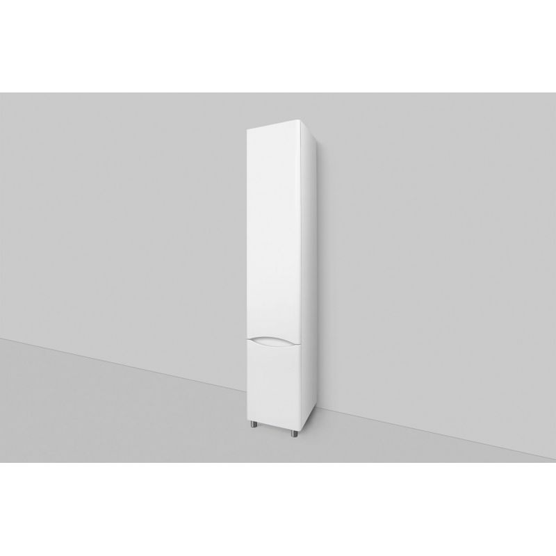 Шкаф-пенал для ванной AM.PM Like 35 см левый / M80CSL0356WG белый глянец