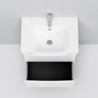 Тумба под раковину AM.PM Like 65 см подвесная 2 ящика / M80FHX0652WG белый глянец — 3