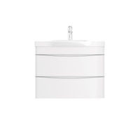Тумба под раковину AM.PM Like 80 см подвесная 2 ящика / M80FHX0802WG белый глянец — 1