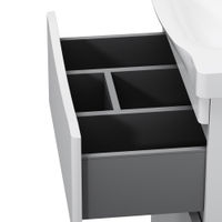 Тумба под раковину AM.PM Like 65 см напольная 2 ящика / M80FSX0652WG белый глянец — 3