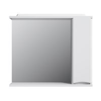 Шкаф с зеркалом для ванной AM.PM Like 80 см / M80MPR0801WG правый с подсветкой (белый глянец) — 3