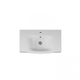 M80WCC0802WG Like, Раковина мебельная, керамическая, 80 см, встроенная, цвет: белый, глянец