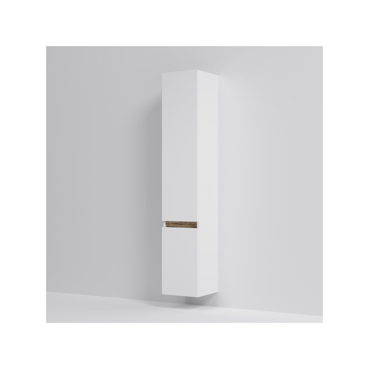 M85ACHR0306WG X-Joy, шкаф-колонна, подвесной, правый, 30 см, цвет: белый, глянец