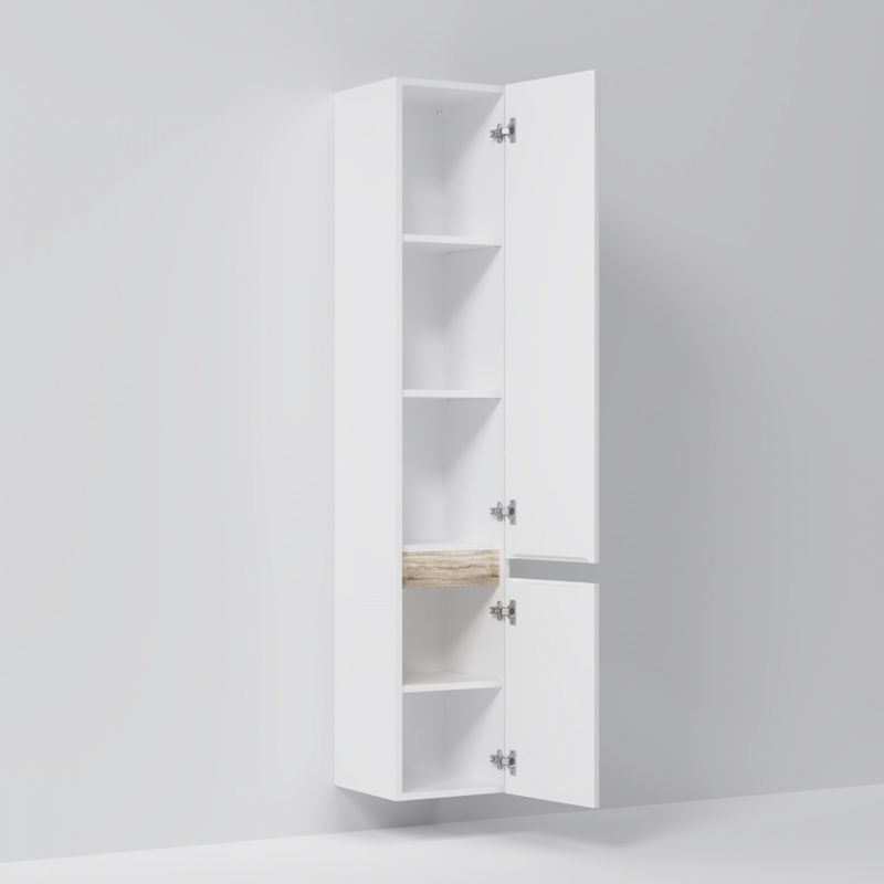 M85ACHR0306WG X-Joy, шкаф-колонна, подвесной, правый, 30 см, цвет: белый, глянец