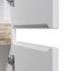 M85ACSR0306WG X-Joy, шкаф-колонна, напольный, правый, 30 см, двери, цвет: белый, глянец