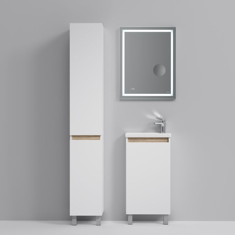 Тумба под раковину AM.PM X-Joy 45 см напольная 1 дверца / M85AFSX0451WG белый глянец