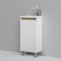 Тумба под раковину AM.PM X-Joy 45 см напольная 1 дверца / M85AFSX0451WG белый глянец — 8