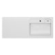 M85AFSX0602WG X-Joy, База под столешницу для стиральной машины, напольная, 60 см, 2 ящика, белый гля