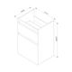 M85AFSX0602WG X-Joy, База под столешницу для стиральной машины, напольная, 60 см, 2 ящика, белый гля