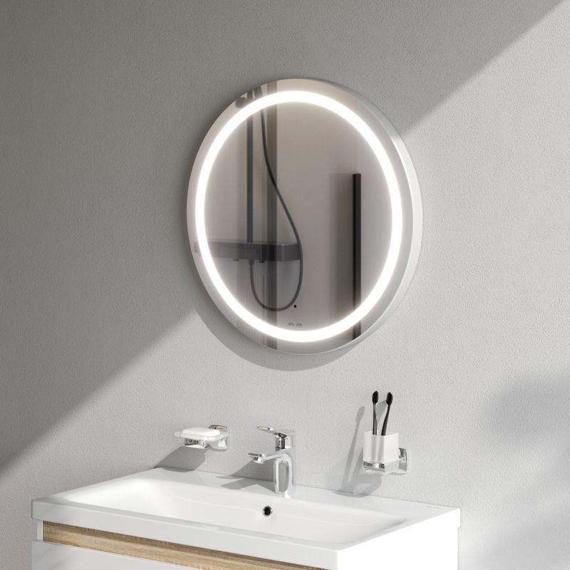 Зеркало AM.PM X-Joy 60 см с LED-подсветкой и ИК-сенсором / M85AMOX0601WG