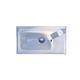 M85AWCC0452WG64 X-Joy, Раковина мебельная, керамическая, 45 см, встроенная, цвет: белый, глянец