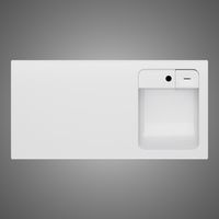 Раковина AM.PM X-Joy 100 см над стиральной машиной правая / M85AWPR1001WG белый глянец — 6