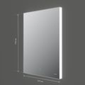 M85MOX10551S X-Joy Зеркало с интерьерной Led подсветкой, ИК-сенсорром, 55 см
