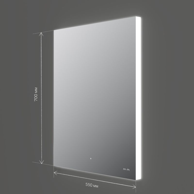 M85MOX10551S X-Joy Зеркало с интерьерной Led подсветкой, ИК-сенсорром, 55 см
