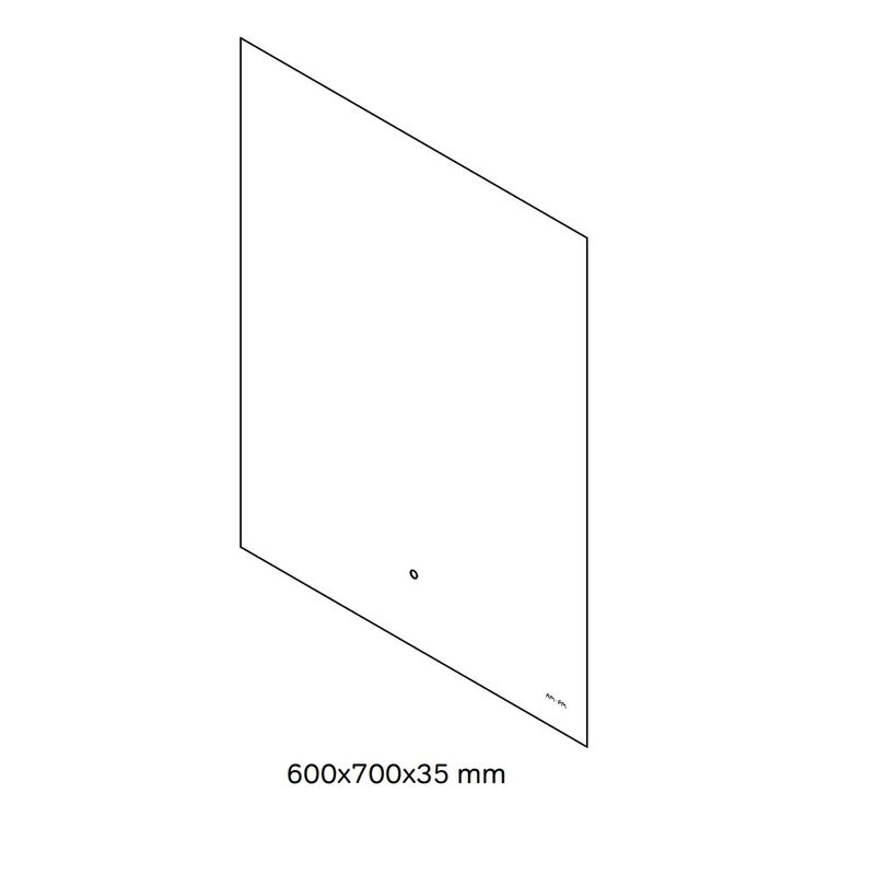 M85MOX10601S X-Joy Зеркало с интерьерной Led подсветкой, ИК-сенсором, 60 см