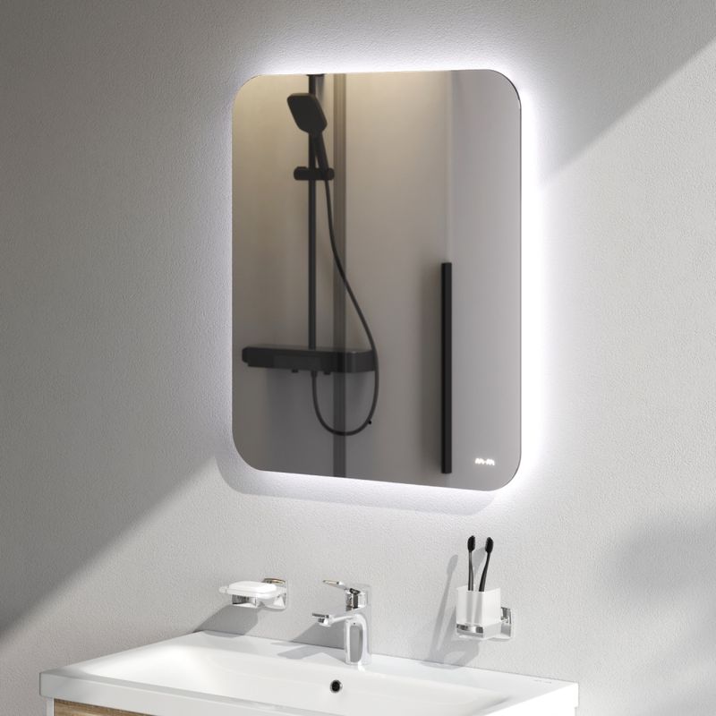Зеркало AM.PM X-Joy 60×70 см с интерьерной Led подсветкой и ИК-сенсором / M85MOX10601S1
